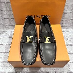 Louis Vuitton size 13 leather moccasins